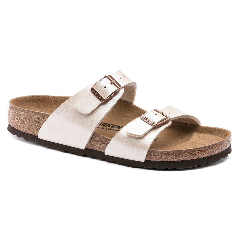 Birkenstock Sydney Birko-Flor Graceful Pearl White Women's Regular 