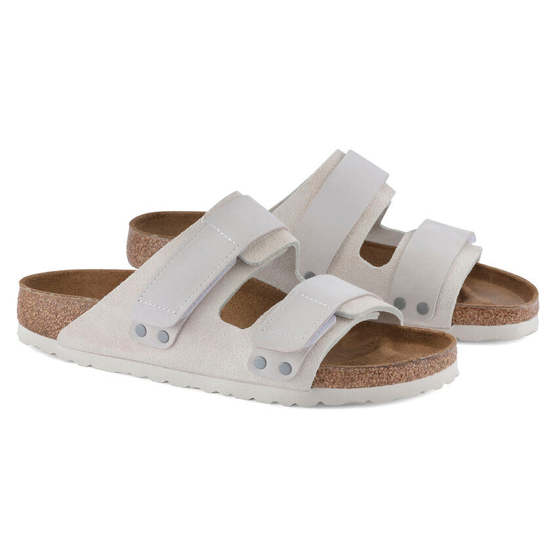 Birkenstock UJI Antique White Suede Women's