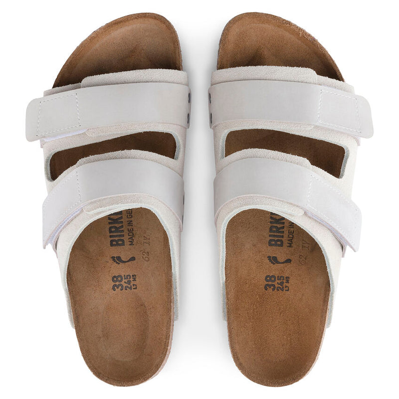 Birkenstock UJI Antique White Suede Women's