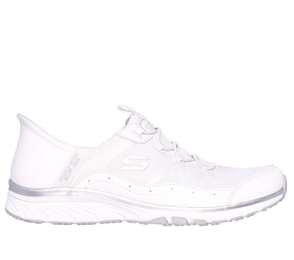 Skechers Slip ins Gratis Sport Leisurely White Silver