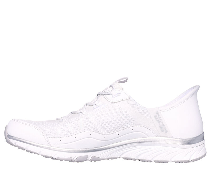 Skechers Slip ins Gratis Sport Leisurely White Silver 4