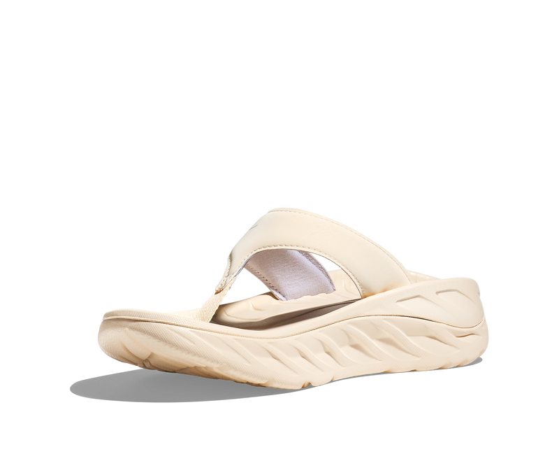 Hoka Ora Recovery Flip Vanilla Lunar Rock Women's 3