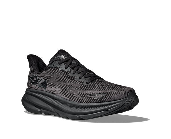 Hoka Clifton 9 Black Black Women's