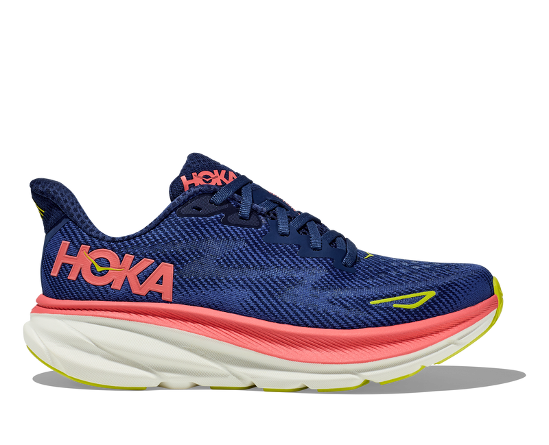 Hoka Clifton 9 Evening Sky Coral Women's