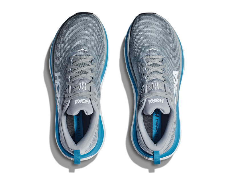 Hoka Gaviota 5 Limestone Blue Wide Men's