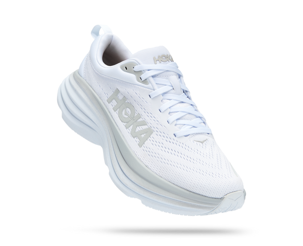 Hoka Bondi 8 White White WIDE Women's