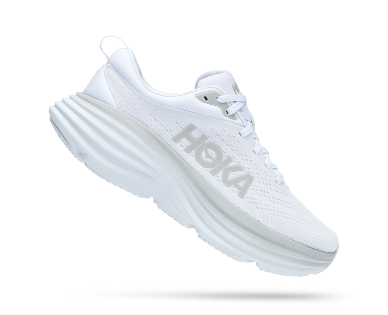 Hoka Bondi 8 White White WIDE Women's 7