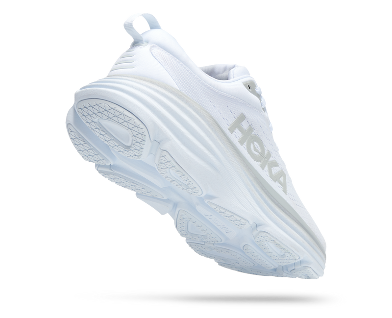 Hoka Bondi 8 White White WIDE Women's 6