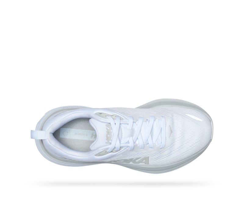 Hoka Bondi 8 White White WIDE Women's 4