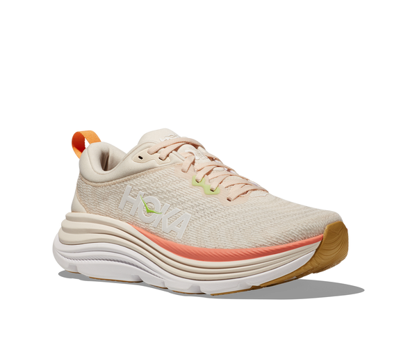 Hoka Gaviota 5 Vanilla Eggnog Wide Women's