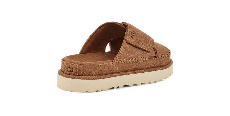 UGG Goldenstar Cross Slide Chestnut Women's 2