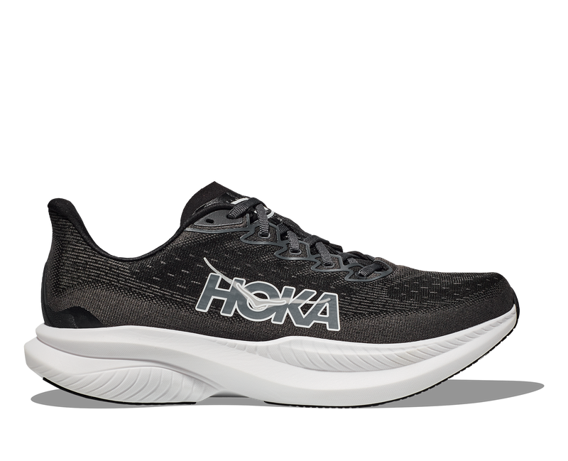 Hoka Mach 6 Black White Men's 6