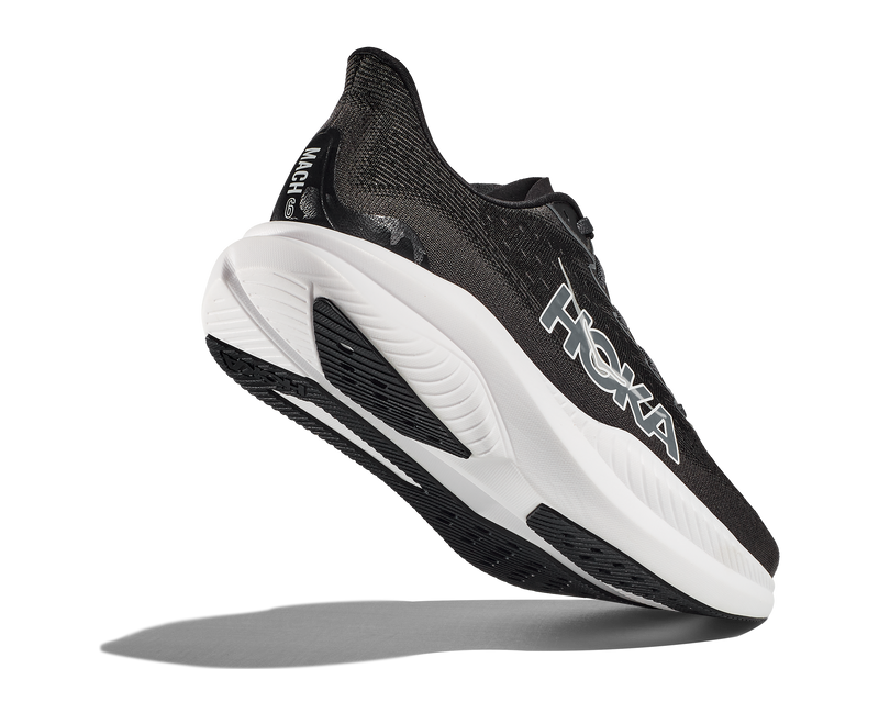 Hoka Mach 6 Black White Men's 2