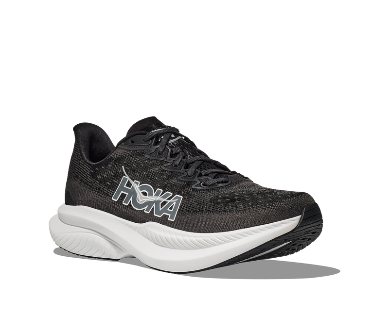 Hoka Mach 6 Black White Men's