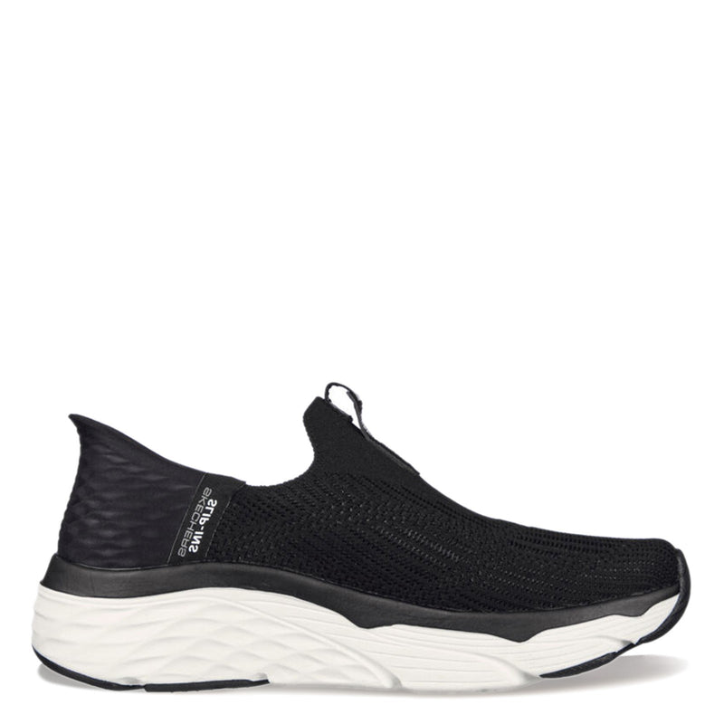 Skechers Slip-ins: Max Cushioning - Smooth Black White Women's 