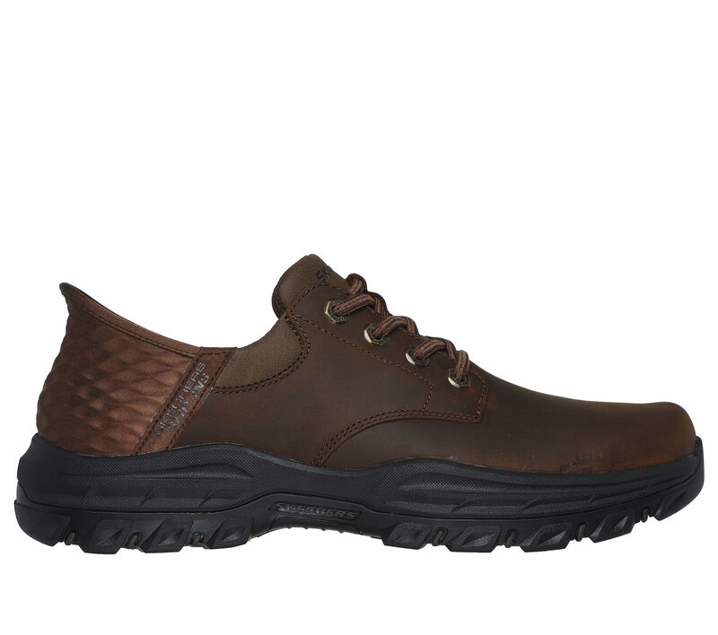 Skechers Slip ins Relaxed Fit Knowlson Kantel Dark Brown Men's 5