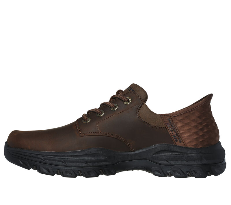 Skechers Slip ins Relaxed Fit Knowlson Kantel Dark Brown Men's 1