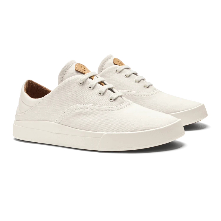 Olukai Kohu Canvas Casual Sneaker Off White Women's 5