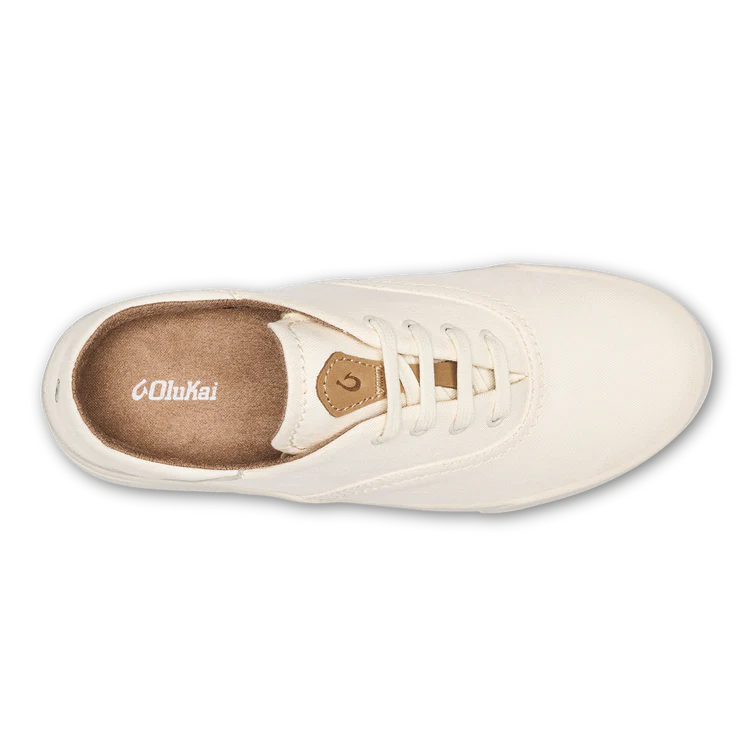 Olukai Kohu Canvas Casual Sneaker Off White Women's 3