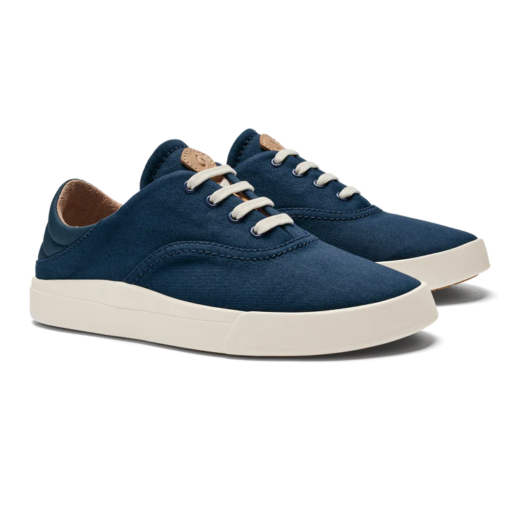 Olukai Kohu Canvas Casual Sneaker Navy Women's 5