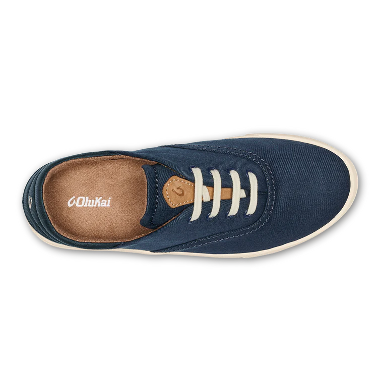 Olukai Kohu Canvas Casual Sneaker Navy Women's 3