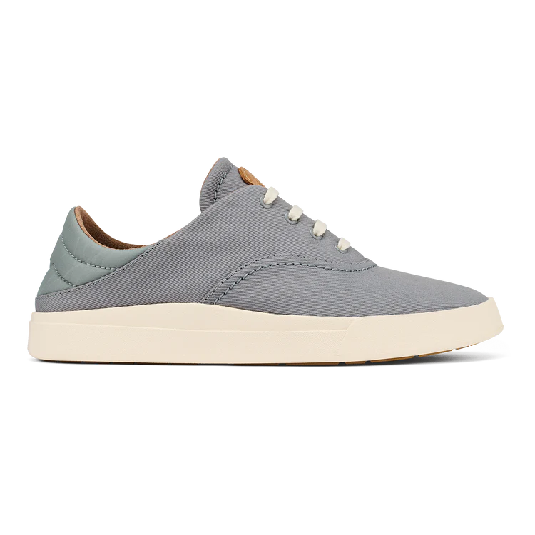 Olukai Kohu Canvas Casual Sneaker Mist Grey Women's