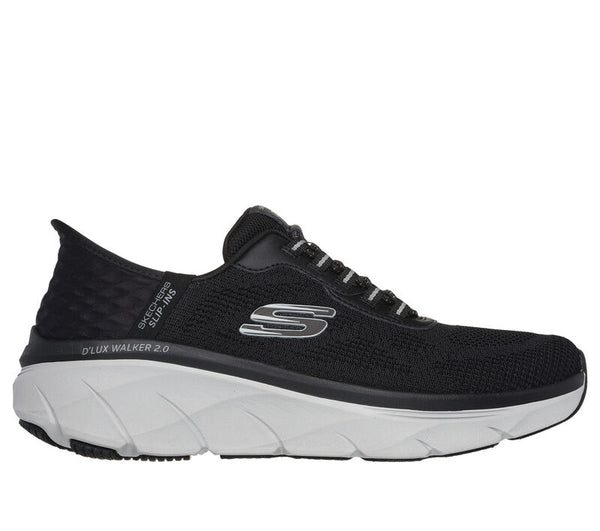 Skechers Slip-ins RF: D'Lux Walker 2.0 - Rezinate Black Grey Men's