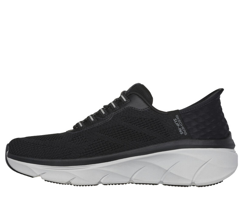 Skechers Slip-ins RF: D'Lux Walker 2.0 - Rezinate Black Grey Men's