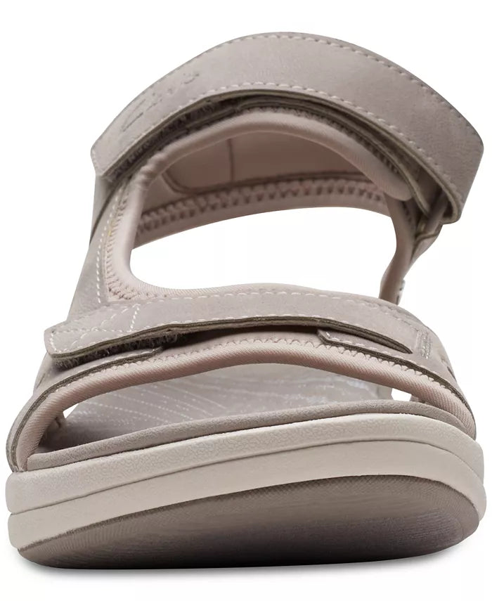 Clarks Mira Bay Sandal Stone Taupe Women's 5