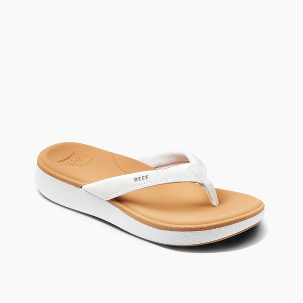 Reef Cushion Cloud White Tan Women's Sandal