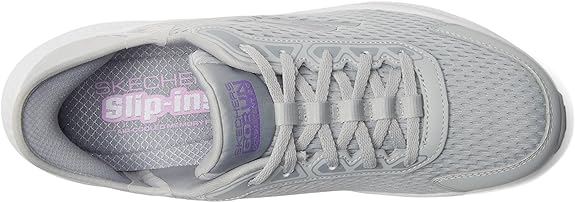 Skechers Slip-ins GO RUN Consistent 2.0 Endure Gray Lavender Women's 5