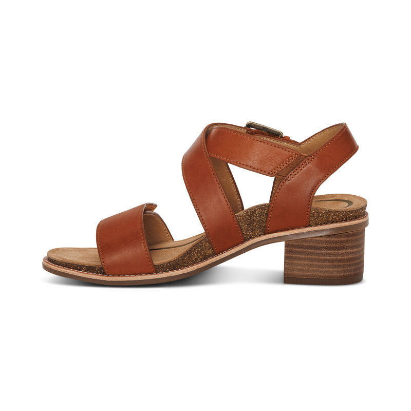 Aetrex Kristin Cognac Women's Sandal 4