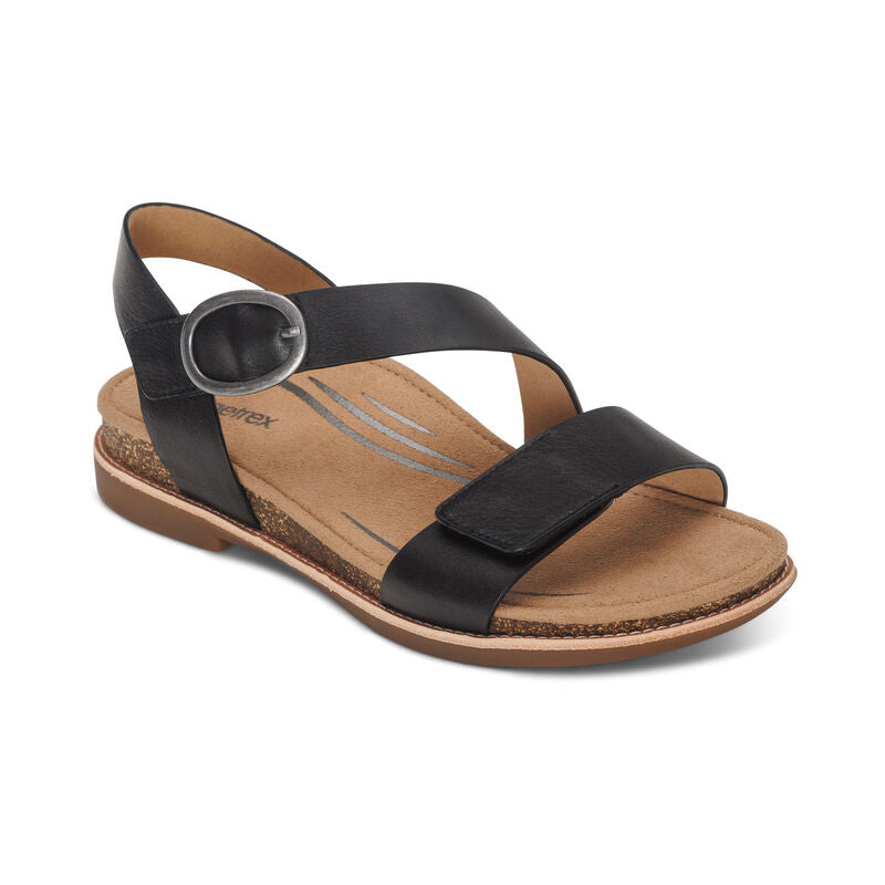 Aetrex Tamara Black Women's Sandal 1