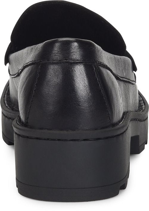 Born Carrera Penny Loafer Black Women's