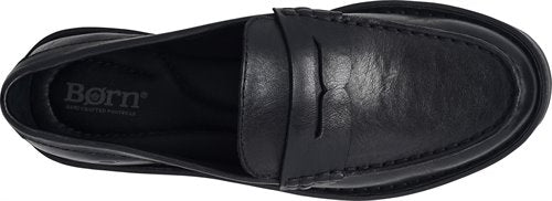 Born Carrera Penny Loafer Black Women's