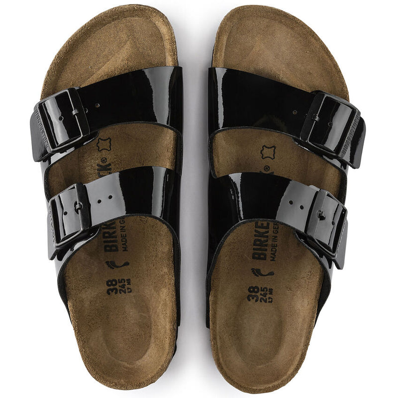 Birkenstock Arizona Black Patent Birko Flor 4