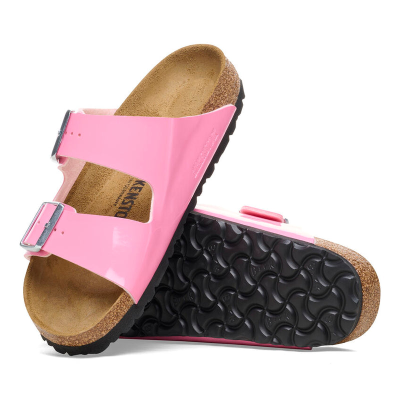 Birkenstock Arizona Candy Pink Patent Birko Flor Sandal 2