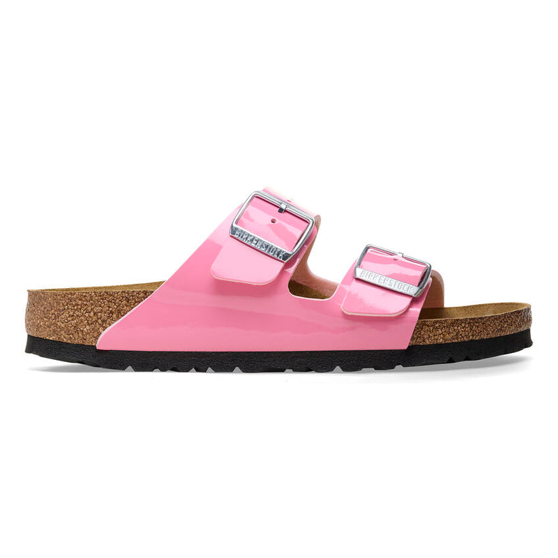 Birkenstock Arizona Candy Pink Patent Birko Flor Sandal 5