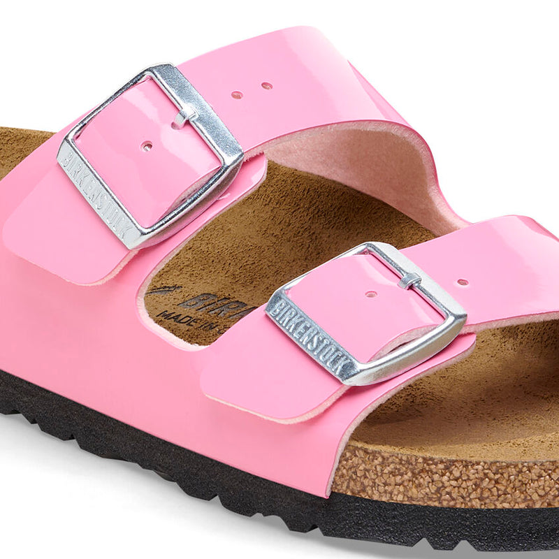 Birkenstock Arizona Candy Pink Patent Birko Flor Sandal 6