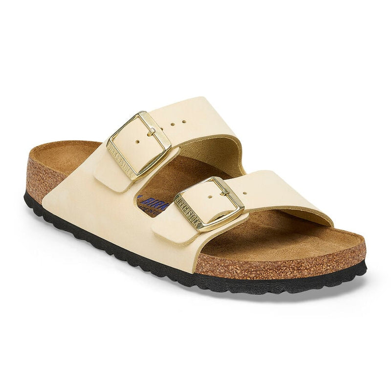 Birkenstock Arizona Ecru Soft Footbed Sandal 1