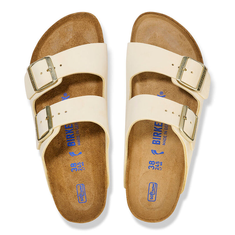 Birkenstock Arizona Ecru Soft Footbed Sandal 3