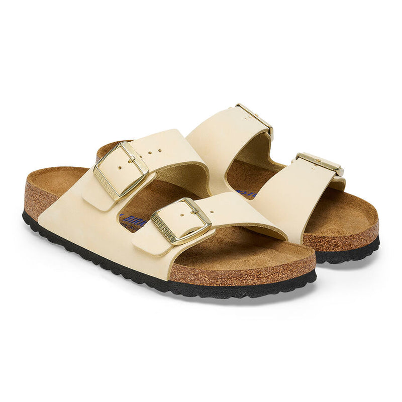 Birkenstock Arizona Ecru Soft Footbed Sandal 4