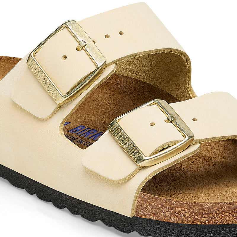 Birkenstock Arizona Ecru Soft Footbed Sandal 6