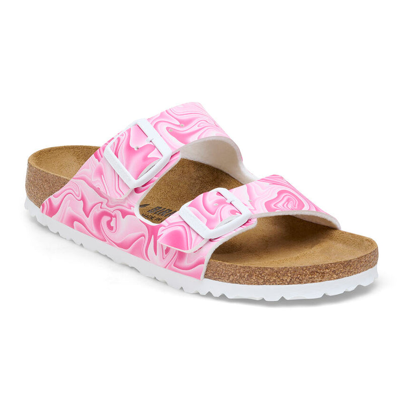 Birkenstock Arizona Marble Fuschia Tulip Birk Flor 1