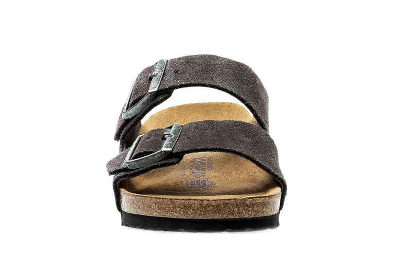 Birkenstock Arizona Velvet Grey Suede Women's 5