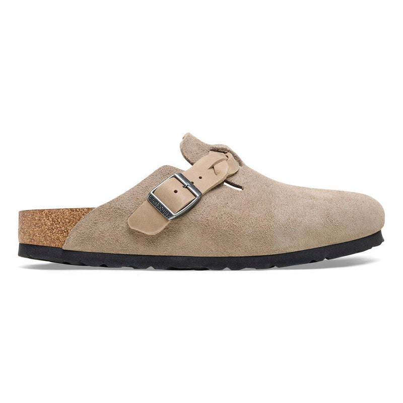 Birkenstock Boston Braid Taupe Suede 5