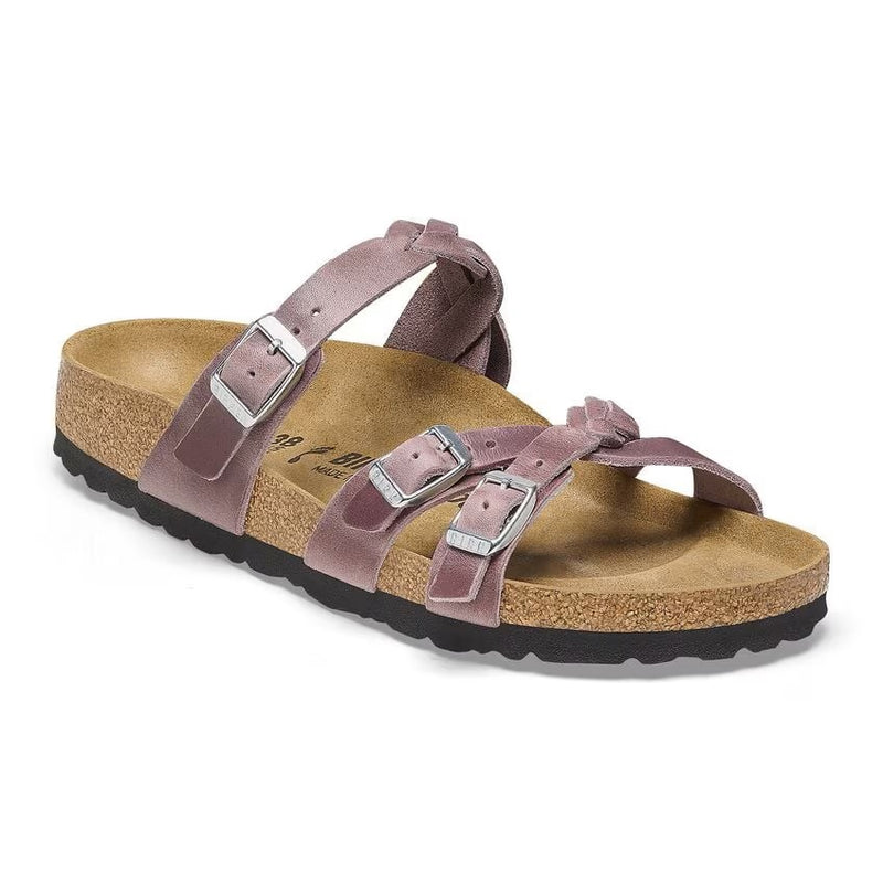 Birkenstock Franca Braided Oiled Leather Lavender Women's 1