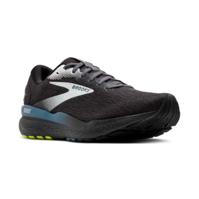 Brooks Ghost 16 Black Ebony Blue Men's 1