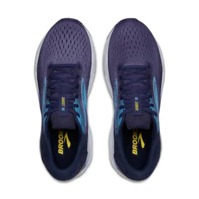 Brooks Ghost 16 Blue Bonnie Blue Yellow Men's