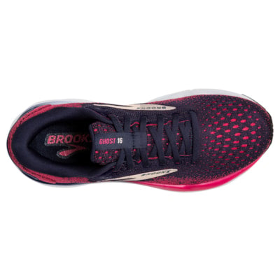 Brooks Ghost 16 Peacoat Raspberry Apricot Women's 5